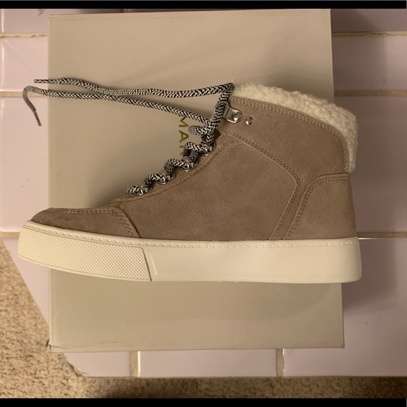 Marc Fisher Light Natural Suede Boots. Size 6.5 - Picture 6 of 9